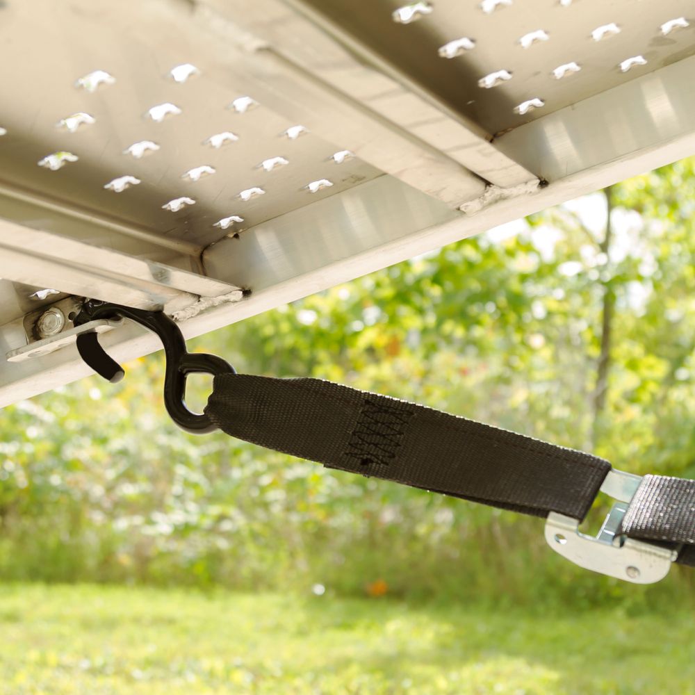 Guardian Industrial Products Aluminum Walk Ramp | Model CL-01-37-192-06-WALK-P | 192" L x 40.5" W | 1,500 lb Capacity | For Carts, Equipment & Pedestrian Access