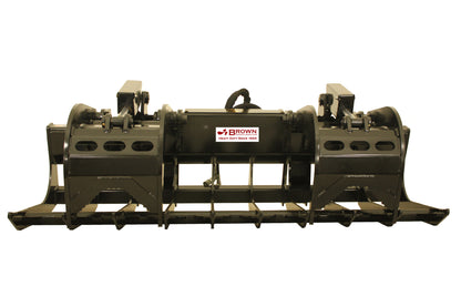 Brown Root Grapple (Extreme Duty) | Model BRGXSS Series | Width 66", 73", 78" & 84" | Oil Flow Range 18–30 GPM | For Skid Steer Loaders