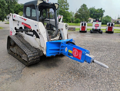 HydroRam HK45 Skid Steer Hydraulic Hammer | Overall Length 70.4" | For 10.6-18.5 GPM Mini Skid Steers