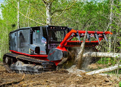 Prinoth Hydraulic Carrier Vehicle Track Mulcher | Model Raptor-300 | Diameter Mulching Material 98 inches | Engine Horsepower 275 HP