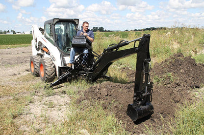 Erskine Backhoe | BH-780 & BH-1080 Model | With Bucket 9" to 18" | For Skid Steer