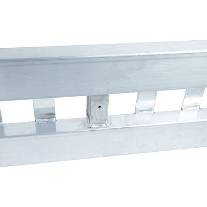 Heavy Duty Ramps Aluminum Folding Smart Car Trailer Ramps | Model 02-12-144-06-S | Size 12' L x 12" W | Capacity 2,000 lb Per Axle | Horsepower 23 HP | For Car Haulers & Trailers