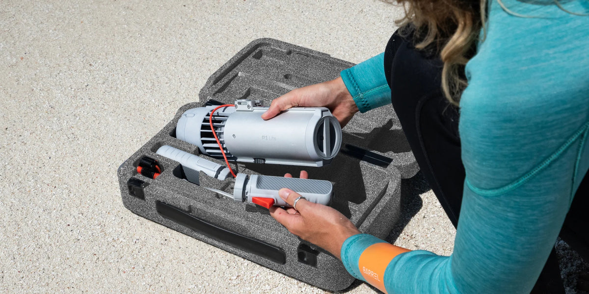 Lefeet Underwater Scooter | Model P1 Lite | Length 10.71" | Thrust 8 kgf | Depth 60m | For Scuba & SUP