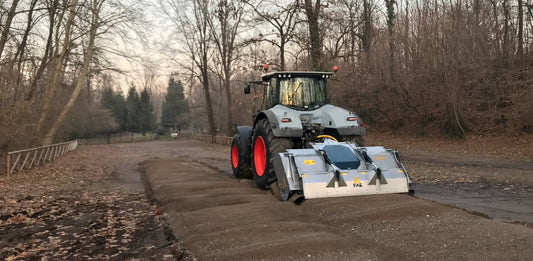 FAE | STCH Stone Crusher | Models 200 To 250 | Widths 82" To 100" | Fixed-Tooth Rotor | Crushed Rock Depth 10" | Horsepower 280 To 400 HP | For Tractors