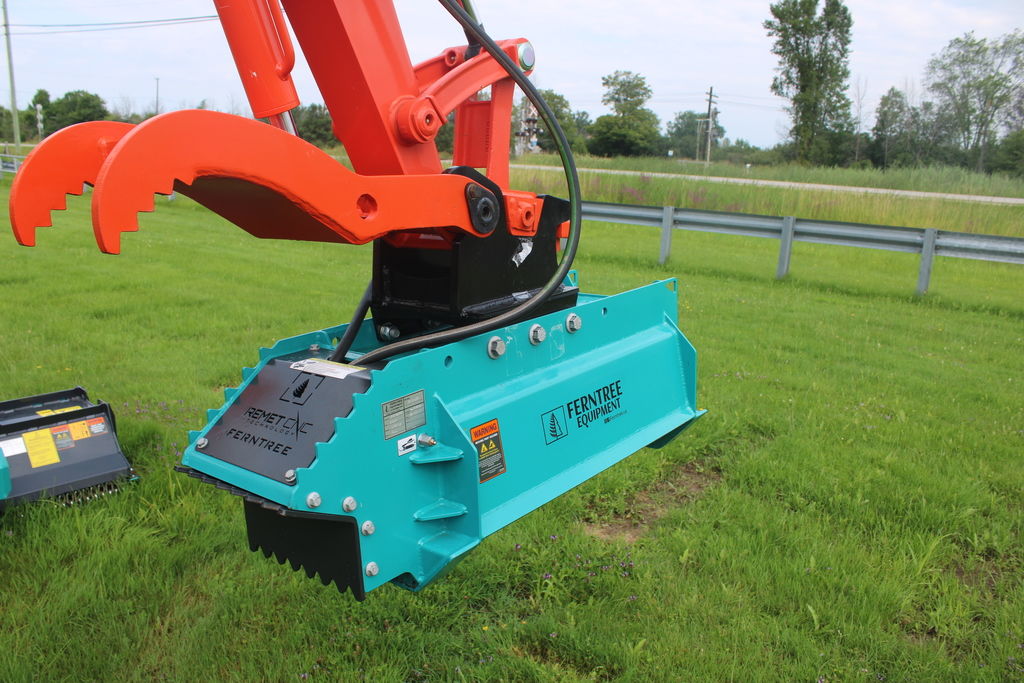 Ferntree F1-E Series Forestry Mulcher | Cutting Width 22" & 32" | For 2-6 Ton Mini Excavators