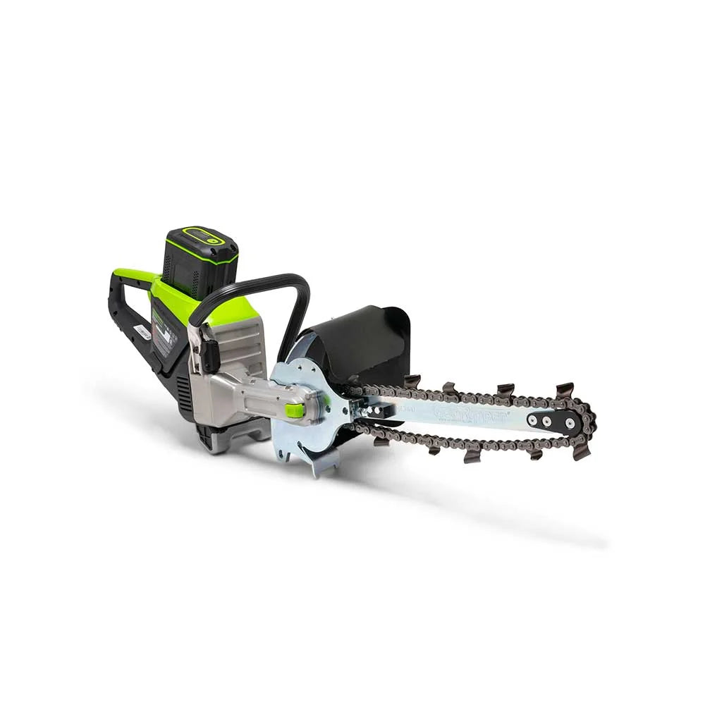 MiniTrencher GeoRipper | Model GREB400-GW | 16-In. Max Depth | 82V Battery-Powered Trencher