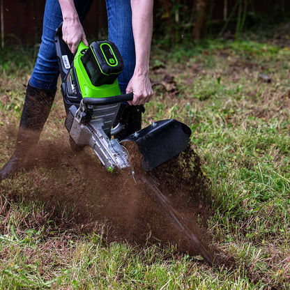 MiniTrencher GeoRipper | Model GREB400-GW | 16-In. Max Depth | 82V Battery-Powered Trencher