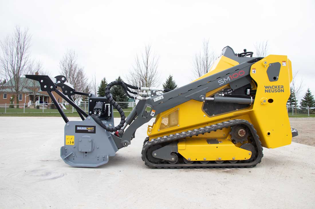 Baumalight Mini Skid Fixed Tooth Mulcher | Model MS530M | 30" Cutting Width | For Mini Skid Steer