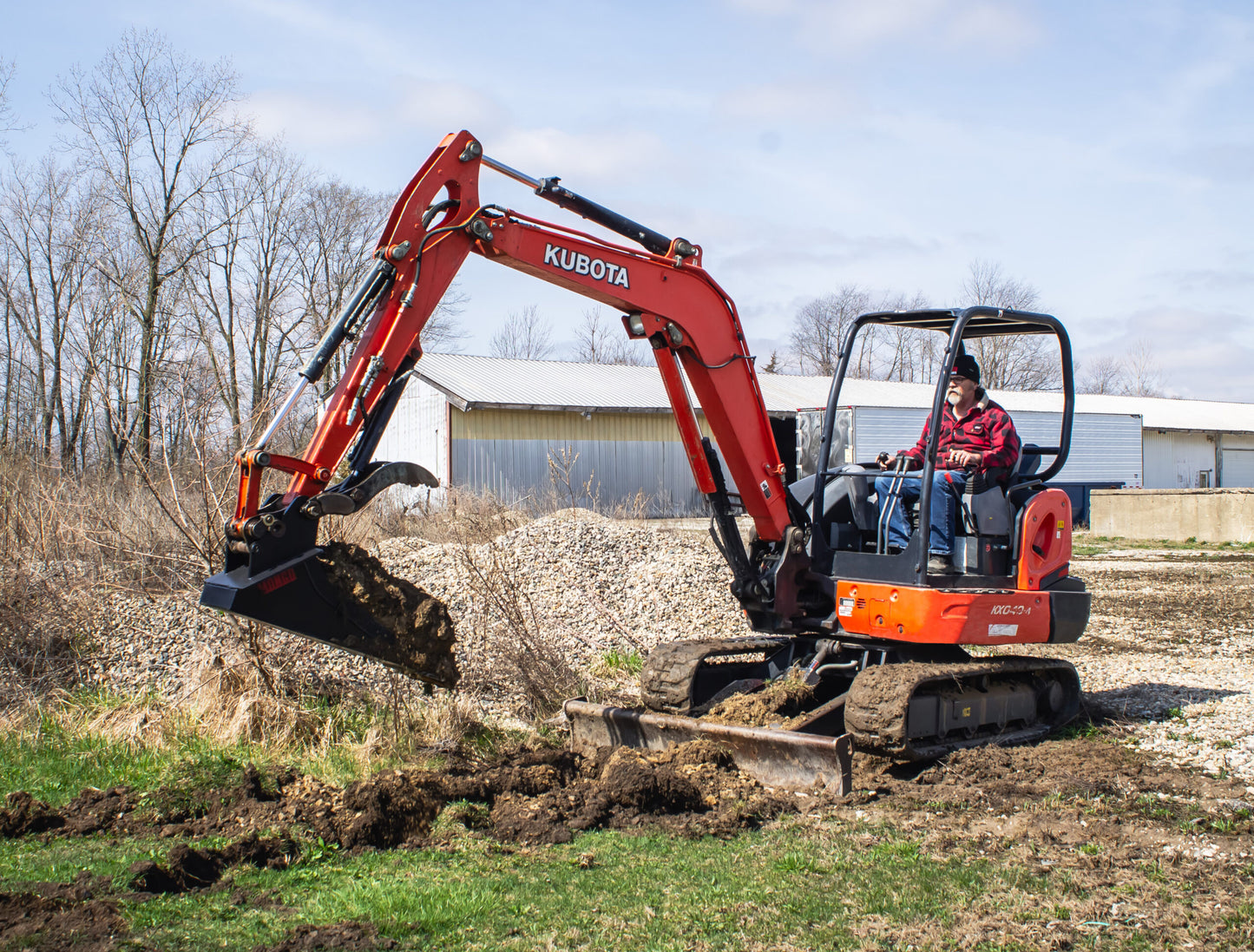 Mongo Attachments Spade Bucket | Model MTRB200 | 9" Width | Precision Trenching | 1–5 Ton | For Excavators