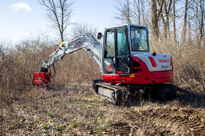 Mongo Attachments ProGrade Forestry Mulcher | Model MPG70R | Width 27" | 17 GPM | 3.5 Ton | For Excavators