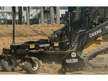 Level Best Laser Grading Scraper | Model PD84 | Width 84" | 15–25 GPM | For Skid Steer & Compact Track Loader