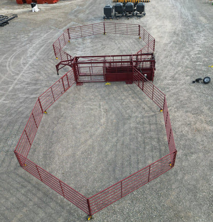 Palco Hydraulic Portable Corral | Model Portable Corral | 100 Cows | Ranch Facilities