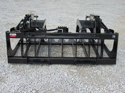 ProWorks 6' Grapple Root Dual Cylinder | Width 72" | 15-25 GPM | For Skid Steers