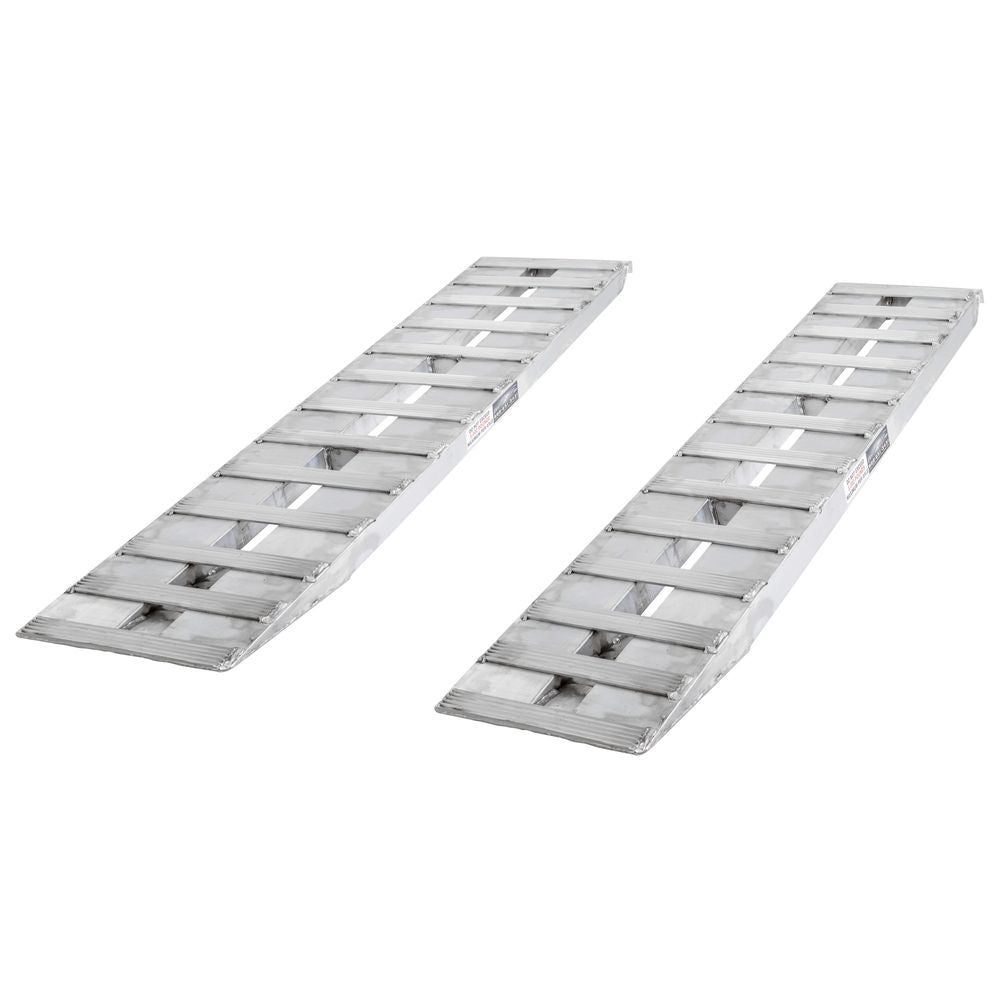 Heavy Duty Ramps Aluminum Car Trailer Ramps | Model 05-15-072-04-HD | Size 6' L x 15" W | Capacity 5,000 lb Per Axle | Horsepower 23 HP | For Car Haulers & Trailers
