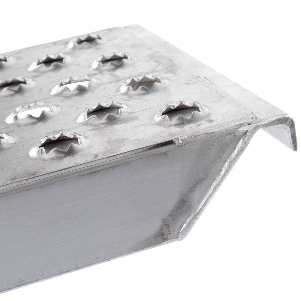 Heavy Duty Ramps EZ Traction Aluminum Car Trailer Ramps | Model 05-15-094-04-P | Size 7' 10" L x 15" W | Capacity 5,000 lb. Per Axle | Horsepower 23 HP | For Car, Truck & Trailers