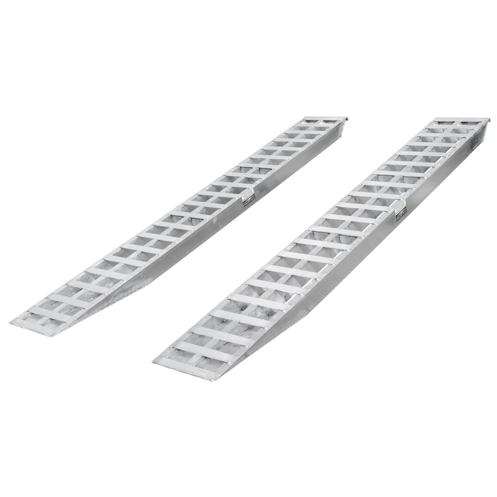 Heavy Duty Ramps Aluminum Car Trailer Ramps | Model 05-16-120-04 | Size 10' L x 16" W | Capacity 5,000 lb. | Horsepower 23 HP | For Truck & Trailers
