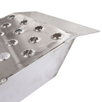 Heavy Duty Ramps EZ Traction Aluminum Car Trailer Ramps | Model 05-16-120-06-P | Size 10' L x 16" W | Capacity 5,000 lb. Per Axle | Horsepower 23 HP | For Car Haulers & Trailers