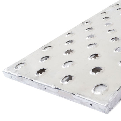 Heavy Duty Ramps EZ Traction Aluminum Car Trailer Ramps | Model 05-18-096-04-SP | Size 8' L x 18" W | 5,000 lb. Per Axle Capacity | Horsepower 23 HP | For Car Haulers & Trailers