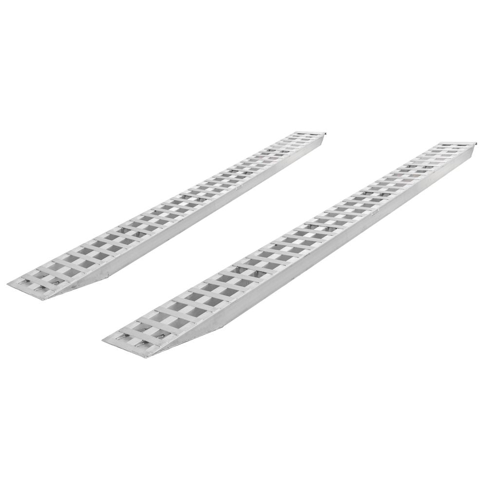 Heavy Duty Ramps Aluminum Car Trailer Ramps | Model 05-18-192-04 | Size 16' L x 18" W | 5,000 lb. Per Axle | Horsepower 23 HP | For Car Haulers, Equipment Trailers & Flatbed Loading