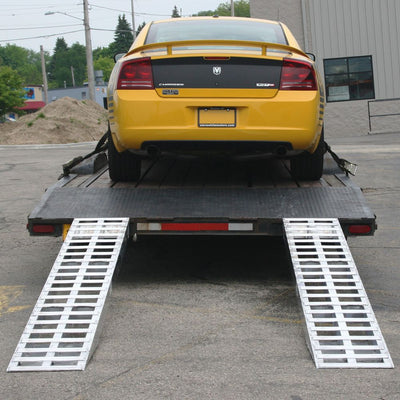Heavy Duty Ramps Aluminum Car Trailer Ramps | Model 05-18-192-04 | Size 16' L x 18