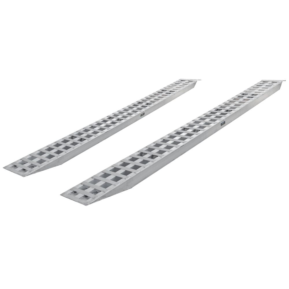 Heavy Duty Ramps Aluminum Car Trailer Ramps | Model 05-18-192-06 | Size 16' L x 18" W | 5,000 lb Per Axle Capacity | Horsepower 23 HP | For Car Haulers, Equipment Trailers & Flatbed Loading