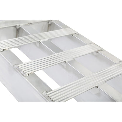 Heavy Duty Ramps Aluminum Car Trailer Ramps | Model 05-20-120-01 | Size 10' L x 20" W | Capacity 5,000 lb. Per Axle | Horsepower 23 HP | For Car Haulers & Trailers