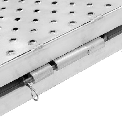 Heavy Duty Ramps Scissor Lift Loading Ramp | Model 05-34-096-06C-P | Size 8' L x 37" W | 5,000 lb. per Axle Capacity | Horsepower 23 HP | For Scissor Lifts, Utility Trailers & Equipment Haulers