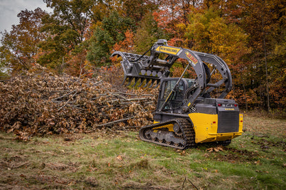 Brown Root Rake Grapple ( Extreme Duty ) | Model BRRGXSS Series | Width 74",80" & 86" | Hydraulic Flow Range 20–35 GPM | For Skid Steer