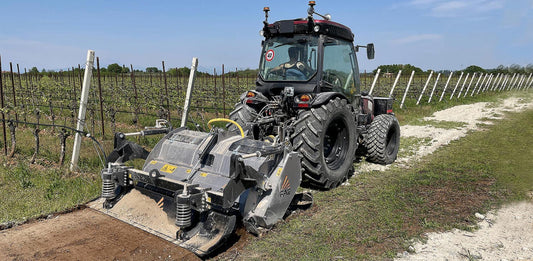 FAE | STCL & STCL/DT Stone Crusher | Models 100 to 200 | Width 43.7" To 81.5" | Crushes Stone Up to 6" Inches Deep | Horsepower 70–150 HP | For Tractors