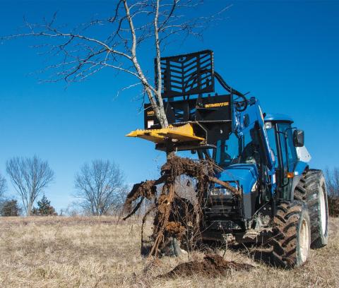 Danuser | Intimidator Tree Puller | Model 12201T | 34" Jaw Opening | Horsepower 125 HP | For Tractor