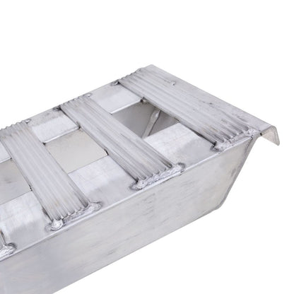 Heavy Duty Ramps Aluminum Car Trailer Ramps | Model 07-15-090-04 | Size 7' 6" L x 15" W | Capacity 7,000 lb Per Axle | Horsepower 23 HP | For Car Haulers & Trailers
