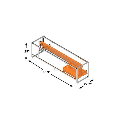 Landy Attachments Crane Jibs (Fixed & Tilt) | Capacity 5500–9900 lb | Short & Long Reach | 8-30 GPM | 2-5 Tons | For Forklifts, Skid Steers & Excavators