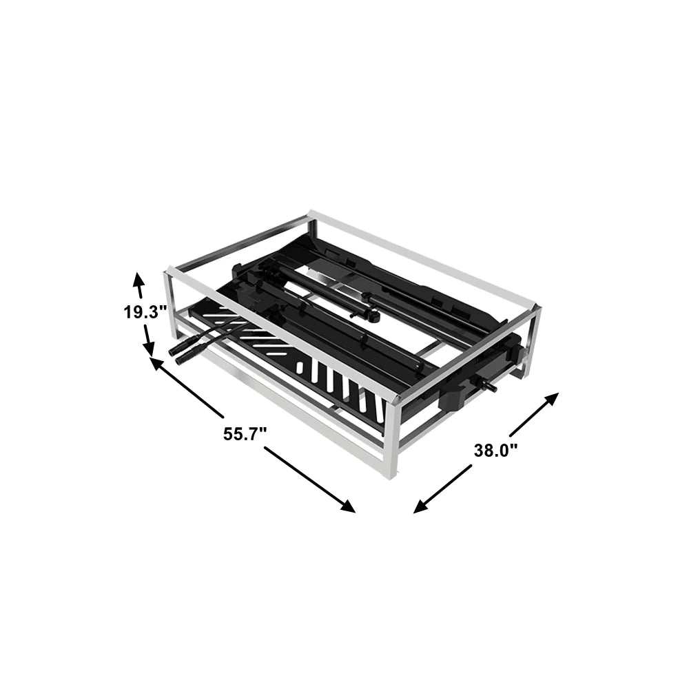 Landy Attachments Pallet Forks | Frame Width 48" | 16 GPM | For Skid Steers & Loaders