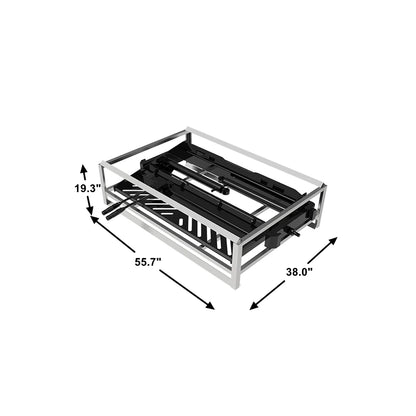 Landy Attachments Pallet Forks | Frame Width 48" | 16 GPM | For Skid Steers & Loaders