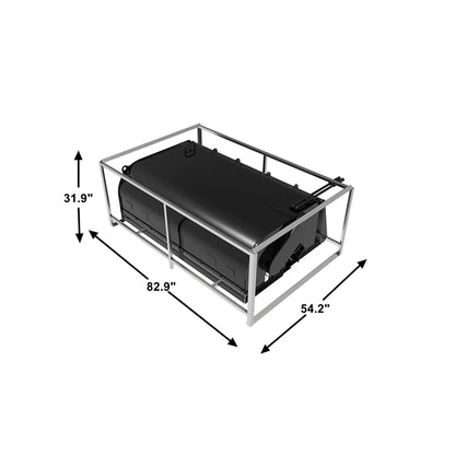 Landy Attachments Angle & Box Broom Sweeper | Sweeping Width 72" | 15 GPM | 15-20 HP | For Skid Steers, Tractors & Loaders