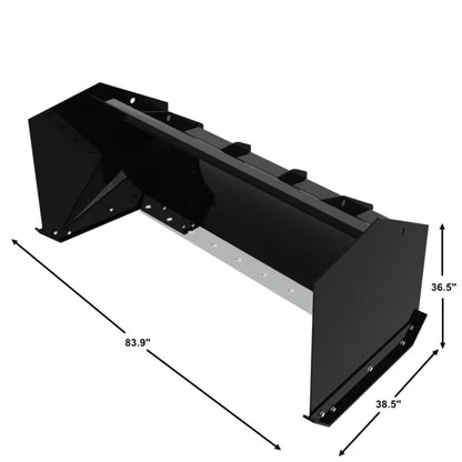 Landy Attachment Snow Pusher | Width 84" | 45-60 HP | 12-16 GPM | For Skid Steers & Tractors