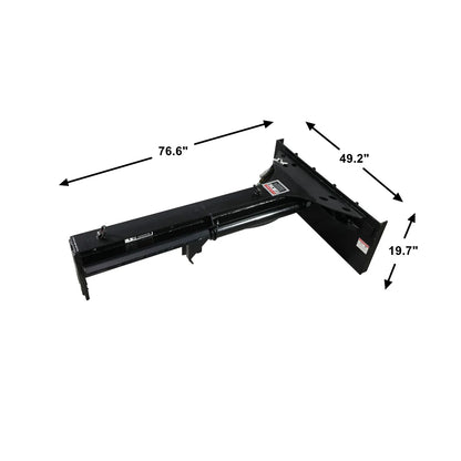 Landy Attachments 25-Ton Heavy Duty Inverted Log Splitter | Total Length 76.5" | 16 GPM | 22 HP | For Skid Steers, ATVs, UTVs & Tractors