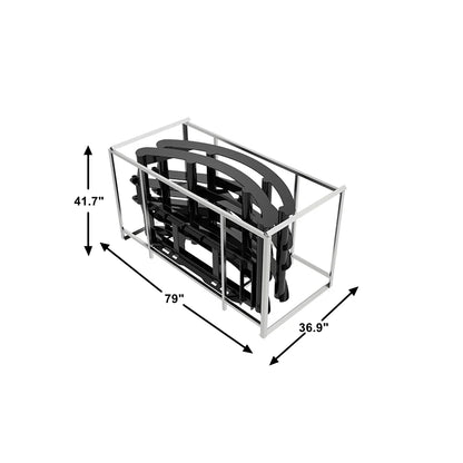 Landy Attachments Hay Bale Grapple | Width 57.6" | 15 GPM | 20–25 HP | For Skid Steer, Tractor, ATV & UTV