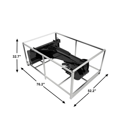 Landy Attachments Backhoe | Bucket Width 15" | 30-65 HP | 3-22 GPM | For Skid Steers, ATVs, UTVs & Tractors