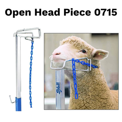 Sydell Open Fitting Head Piece | #0715 | Adjustable | Zinc-Plated | For Sheep & Goat Handling