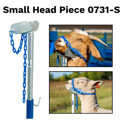 Sydell Small Head Piece | #0731-S-1 / #AL0731-S-S | Under 100 lbs | Steel & Aluminum | For Sheep & Goat Handling