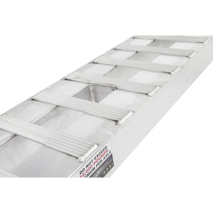 Heavy Duty Ramps Aluminum Car Trailer Ramps | Model 08-16-168-05 | Size 14' L x 16" W | 8,000 lb. Per Axle Capacity | Horsepower 23 HP | For Car Haulers & Equipment Trailers
