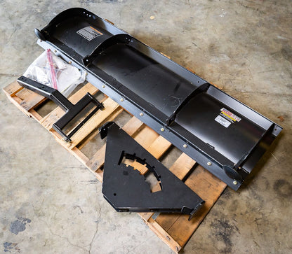 Swisher Rolled Plow Blade | Model 2850-B | 62" Width | Heavy-Duty, Adjustable Snow and Dirt Blade | Horsepower 15 To 20 HP | For UTVs & ATVs