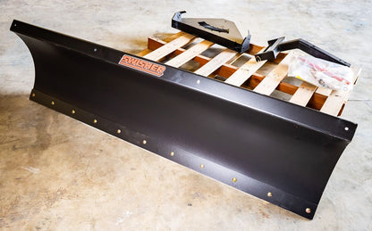 Swisher Rolled Plow Blade | Model 2850-B | 62" Width | Heavy-Duty, Adjustable Snow and Dirt Blade | Horsepower 15 To 20 HP | For UTVs & ATVs