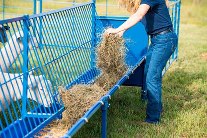Sydell Starter Vertical Fenceline Feeder | #0815P & #0817P | Size 49 1/4" & 97 1/4" | For Sheep & Goats