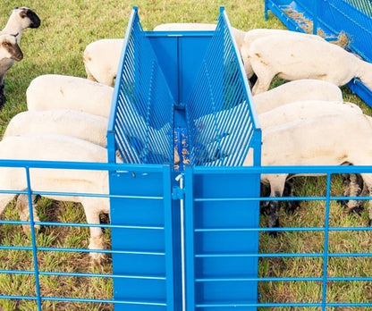 Sydell 2-Sided Vertical Combination Feeder | 0824P/0826P | 25 1/2" Width | SIze 4' & 8' | For Sheep & Goats