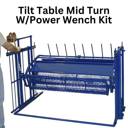 Sydell Tilt Table Power Winch Kit | #0934 | Sheep & Goat Hoof Trimming | For 0930 Tilt Table