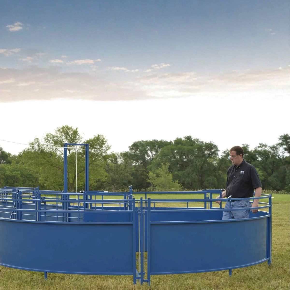 Sydell Sorting Tub | #0992TUB | 14' Diameter | 360 lb | For Sheep & Goat Corral System