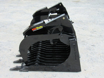 ProWorks 6' Rock Grapple | Width 72" | 15-25 GPM | For Skid Steers
