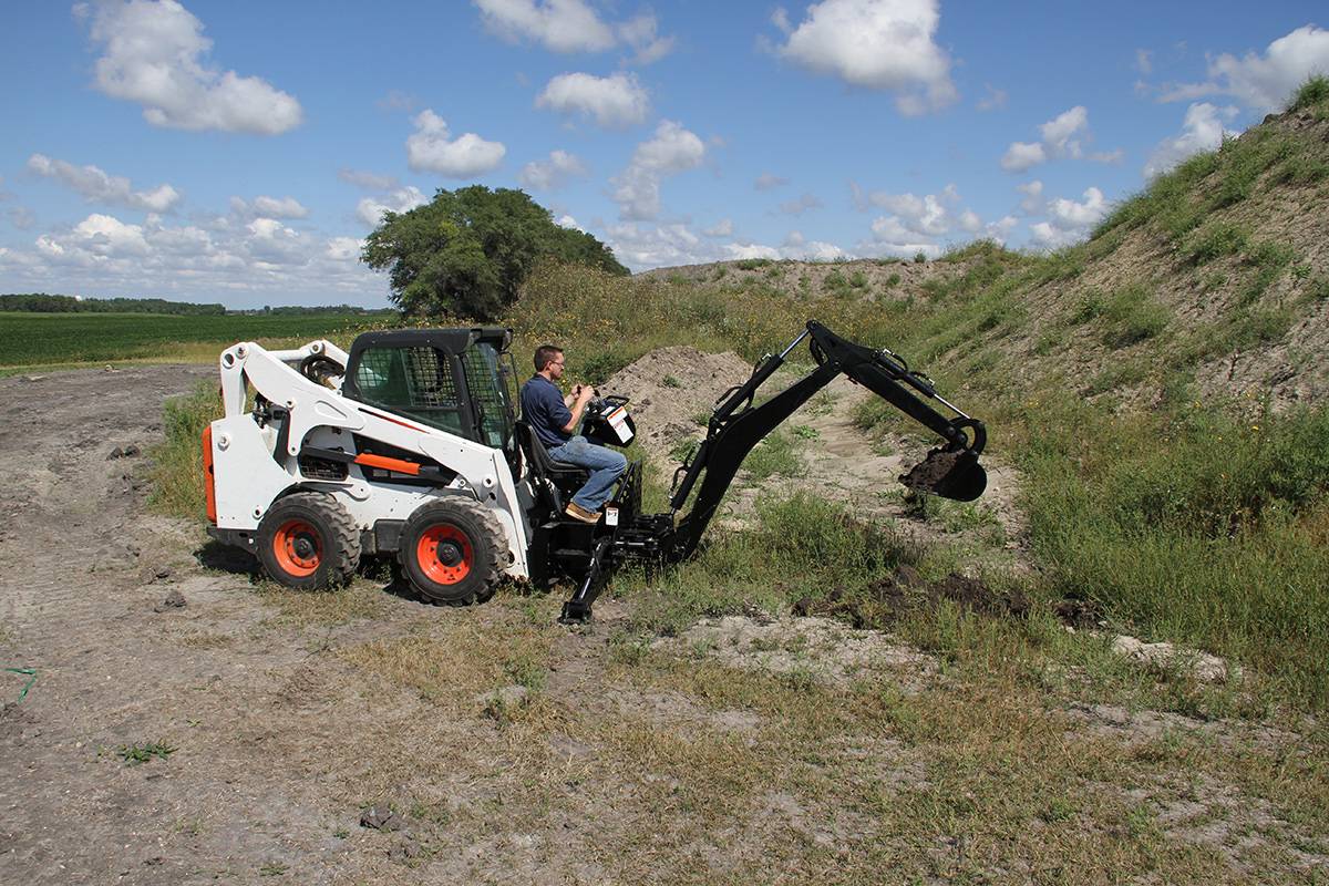 Erskine Backhoe | Model BH-780 | Transport Width 36" inches | Digging Depth 78" inches | For Skid Steers